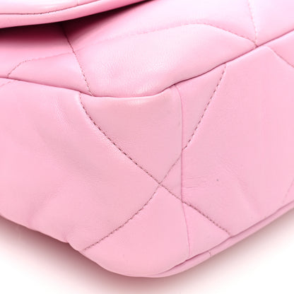 Chanel Lambskin Quilted Medium Chanel 19 Flap Pink 9 of 10