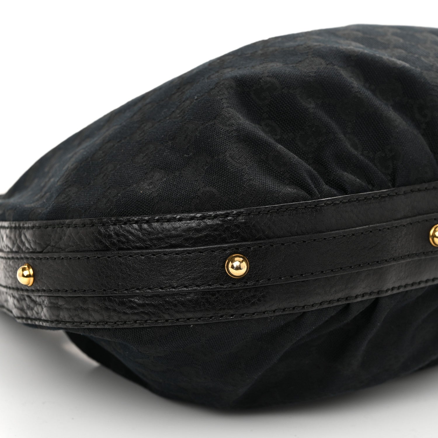 Gucci Monogram Medium Interlocking Hobo Black 9 of 10