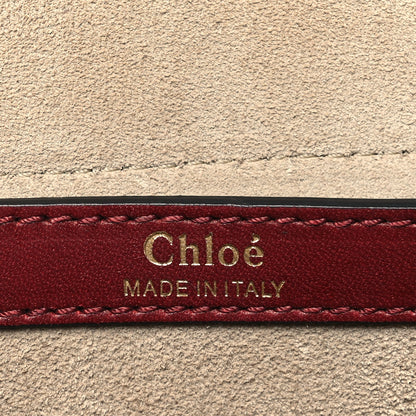 Chloe Calfskin Braided Small Hudson Shoulder Bag Sienna Red 6 of 10