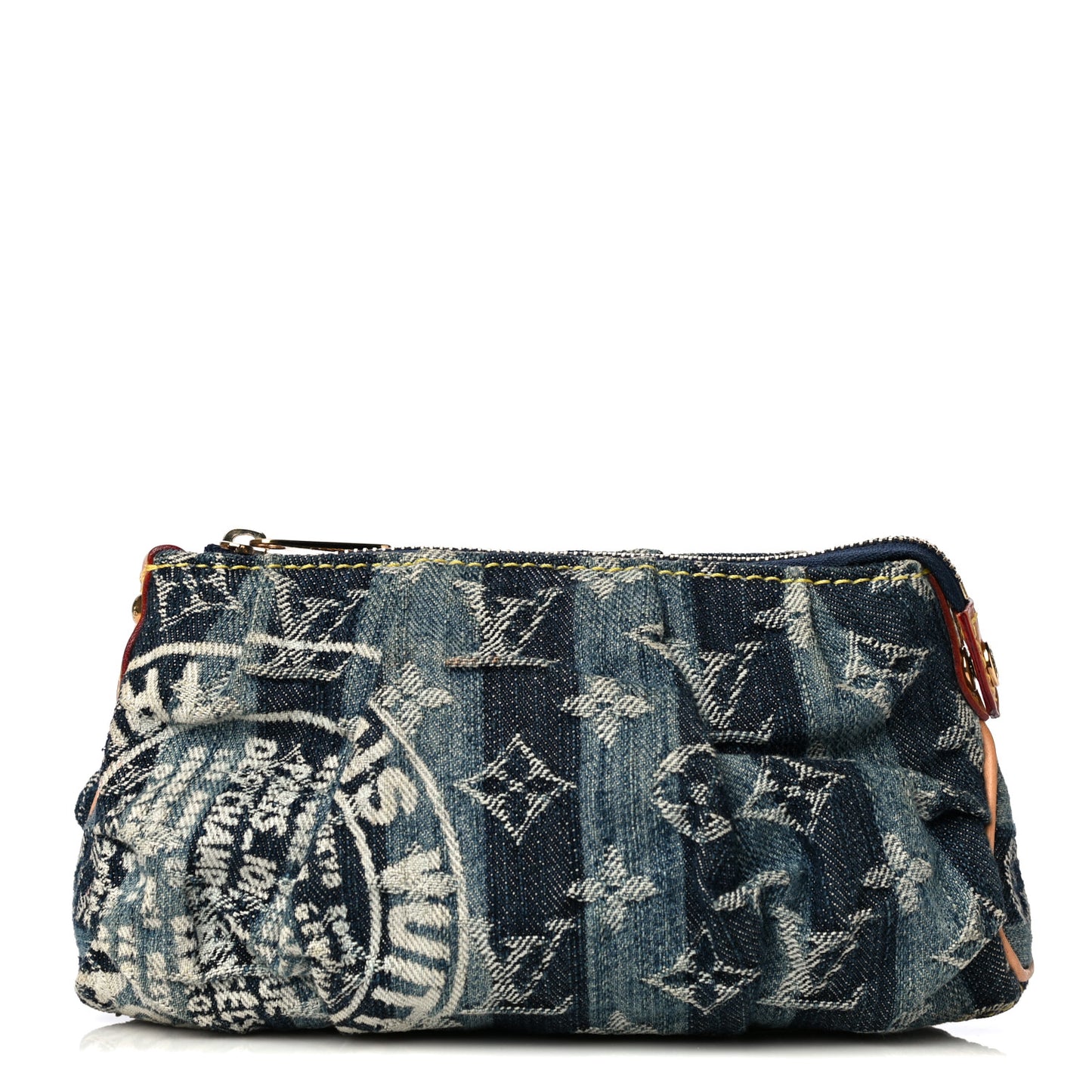 Denim Raye Trousse Cosmetic Pouch