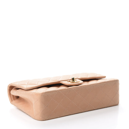 Chanel Lambskin Quilted Medium Double Flap Salmon Pink 4 of 13