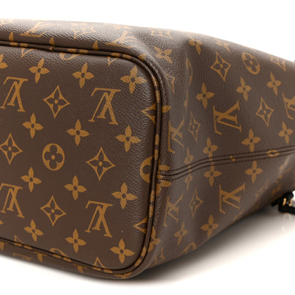 Louis Vuitton Monogram Calfskin Neo Neverfull Inside Out MM Black 11 of 11