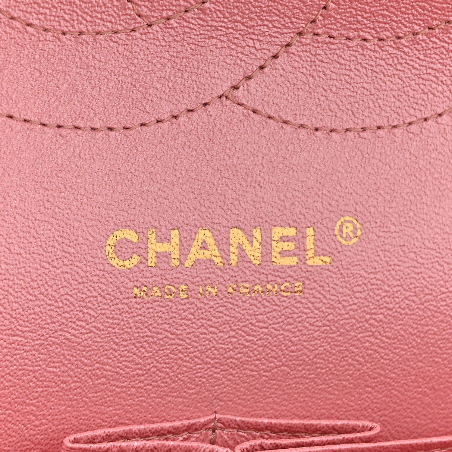 Chanel Iridescent Caviar Quilted Jumbo Double Flap Rose Pink 6 of 16