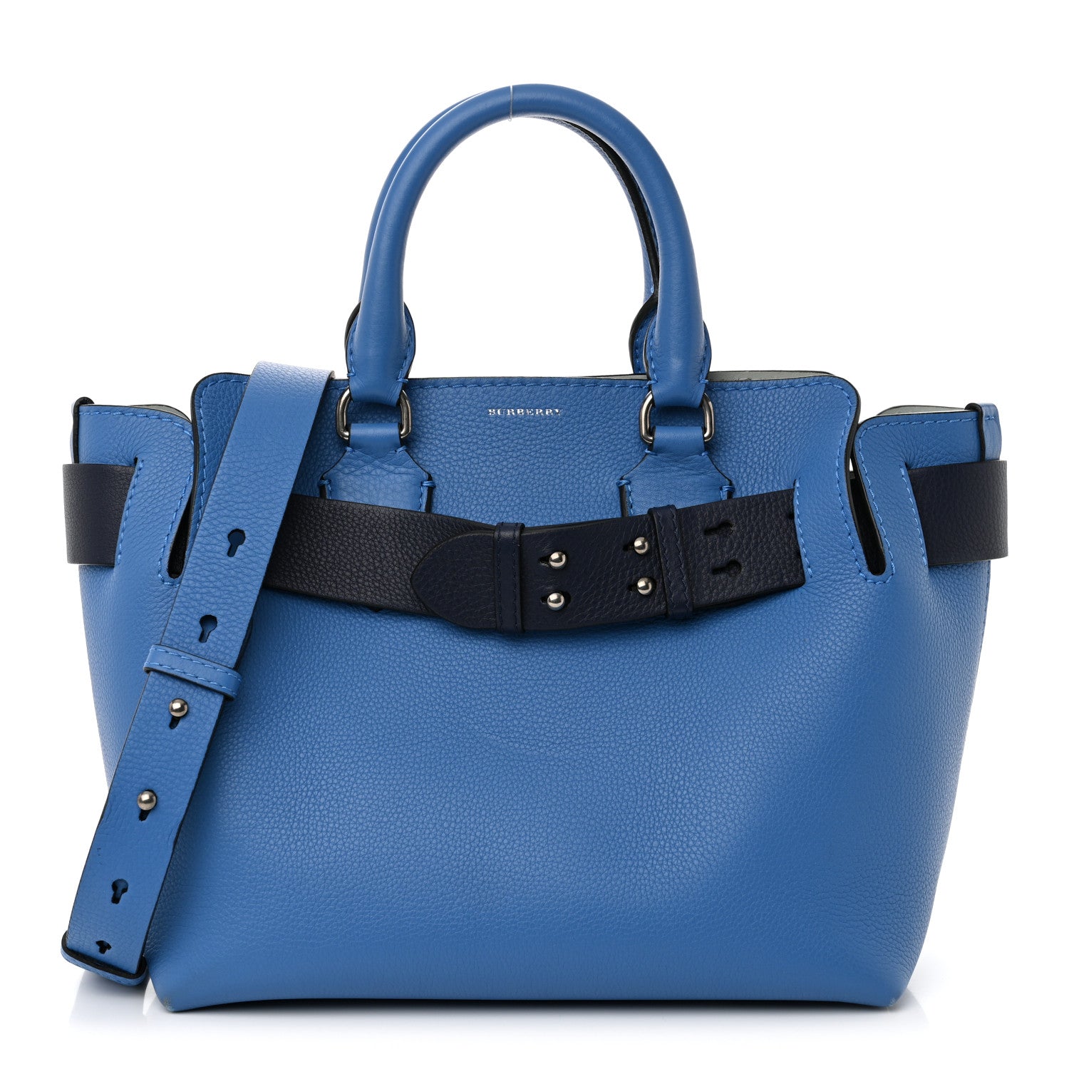 Burberry Soft Grain Calfskin Small Belt Bag Hydrangea Blue 1 of 13