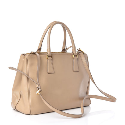 Prada Saffiano Medium Galleria Double Zip Tote Sabbia 4 of 15