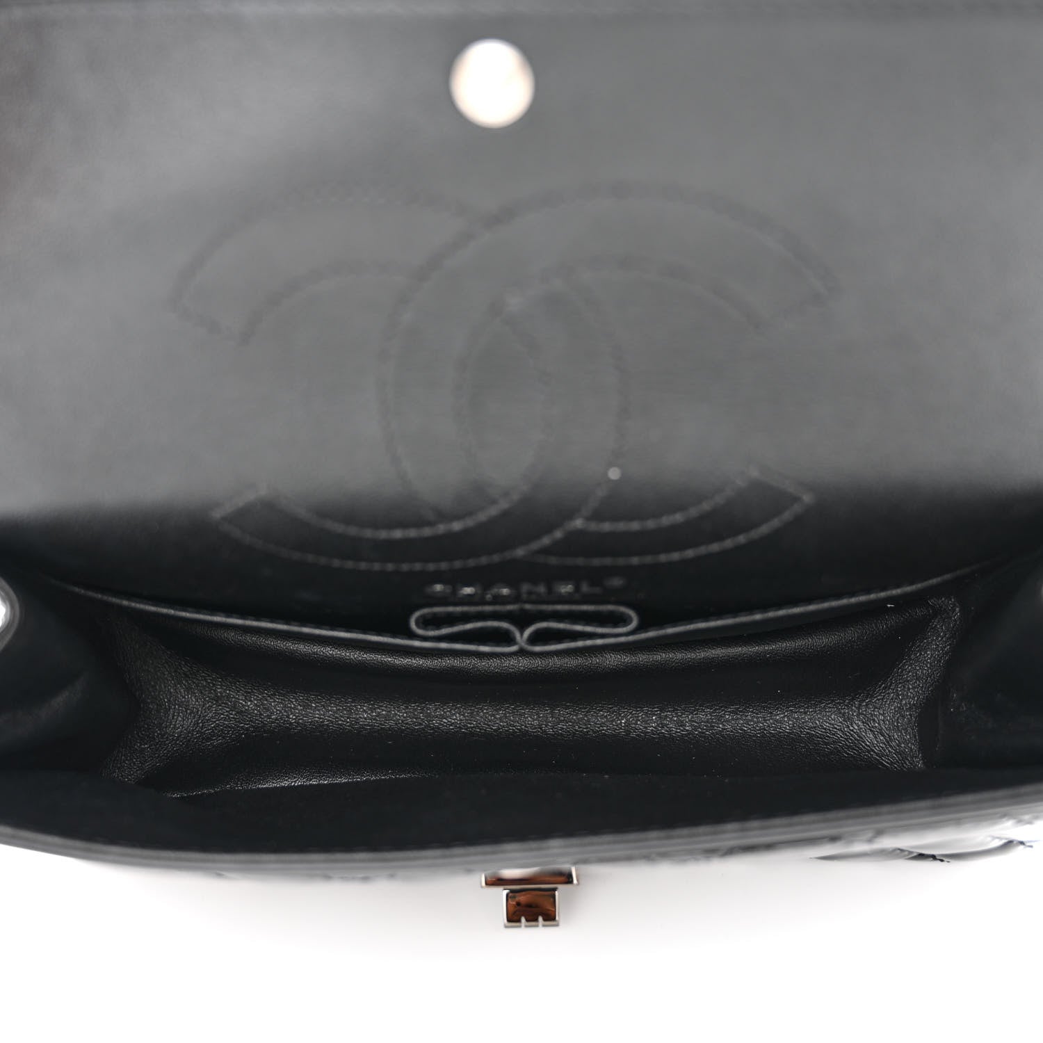 Chanel Patent Calfskin Quilted 2.55 Reissue 225 Flap So Black 5 of 12