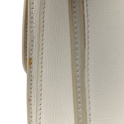 Celine Liege Calfskin Medium Classic Box Flap Bag White 22 of 25