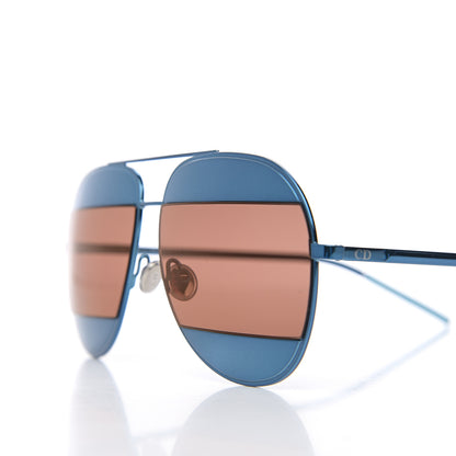 Christian Dior Split 1 Aviator Sunglasses Blue 7 of 8
