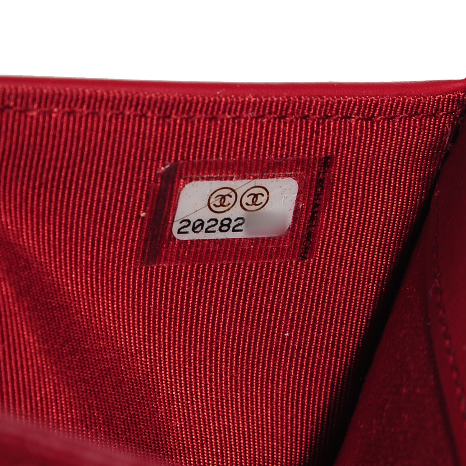 Chanel Caviar Quilted Large Flap Wallet Red 9 of 9