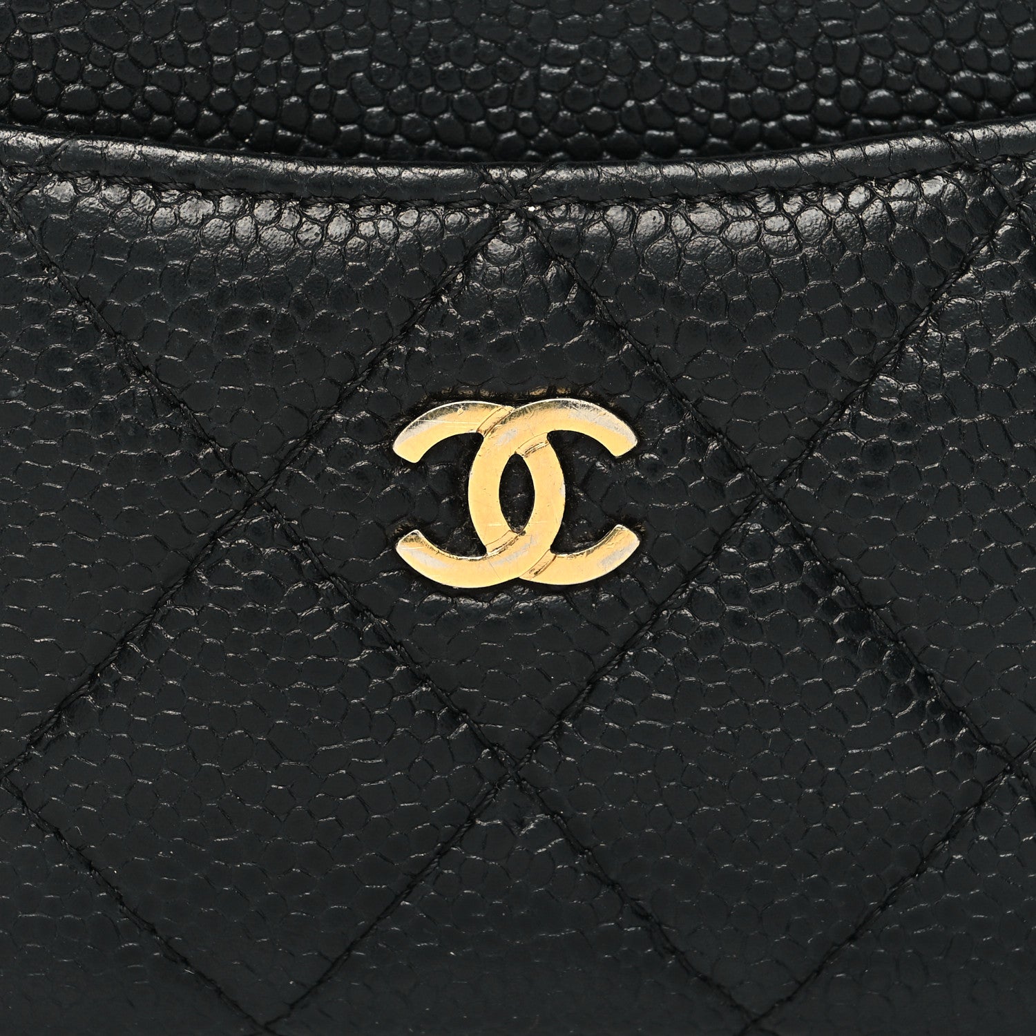 Chanel Caviar Quilted Card Holder Black 9 of 10