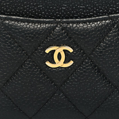 Chanel Caviar Quilted Card Holder Black 9 of 10