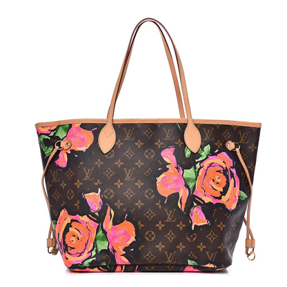 Louis Vuitton Monogram Roses Neverfull MM 1 of 11
