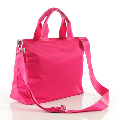 Prada Tessuto Nylon Tote Fuxia 3 of 10