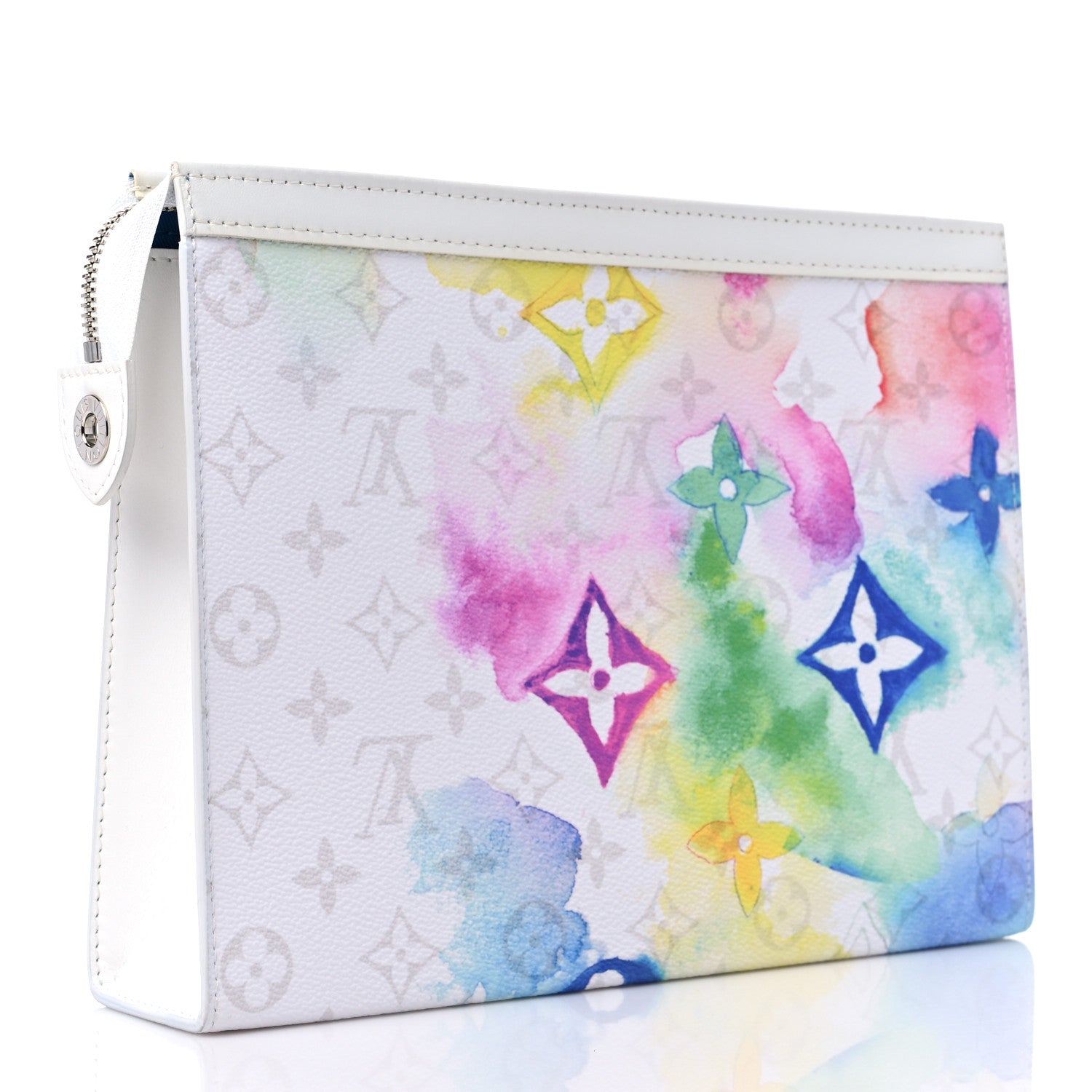 Louis Vuitton Monogram Watercolor Pochette Voyage MM Multicolor 3 of 10