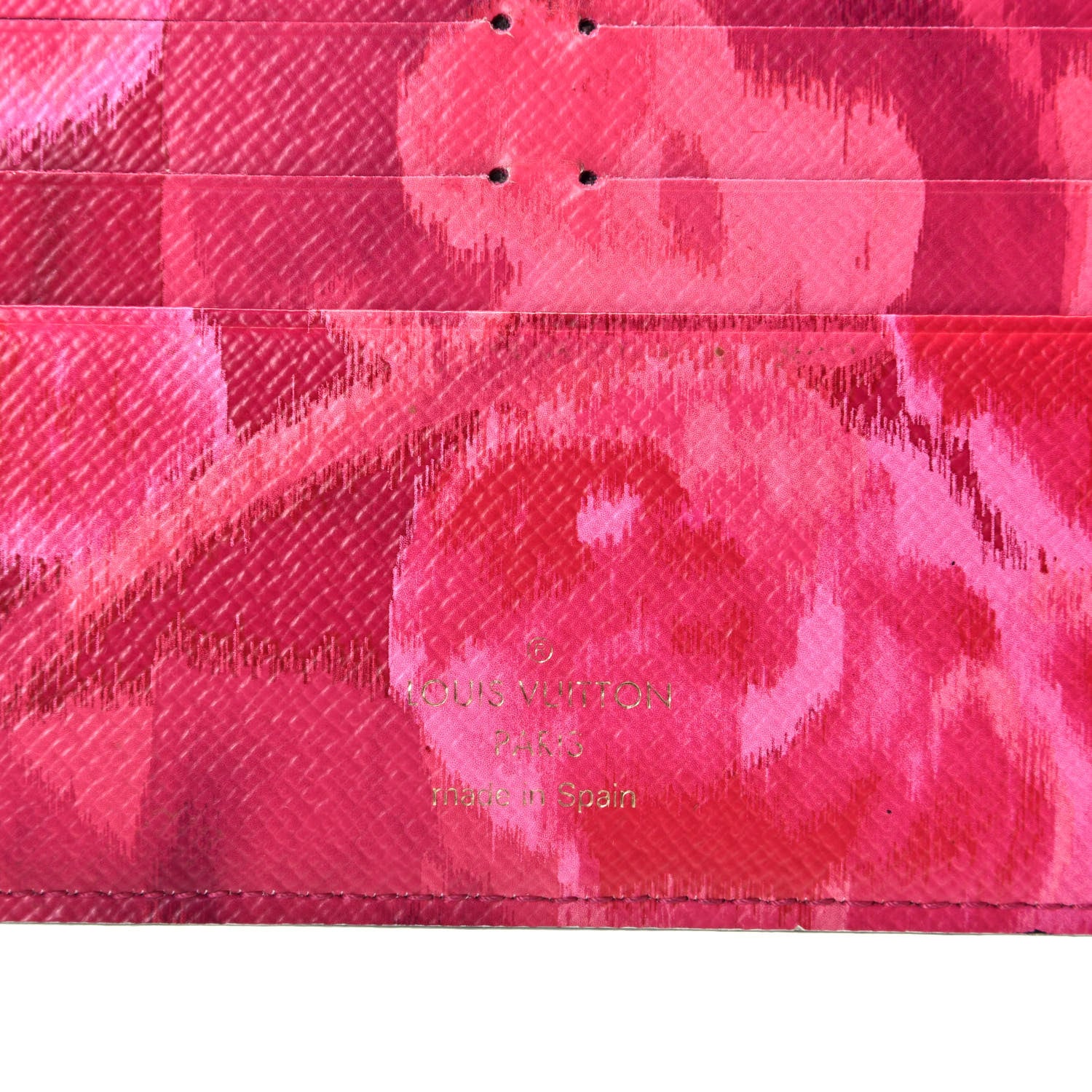 Louis Vuitton Monogram Articles de Voyage Ikat Insolite Wallet Rose Indien 7 of 10