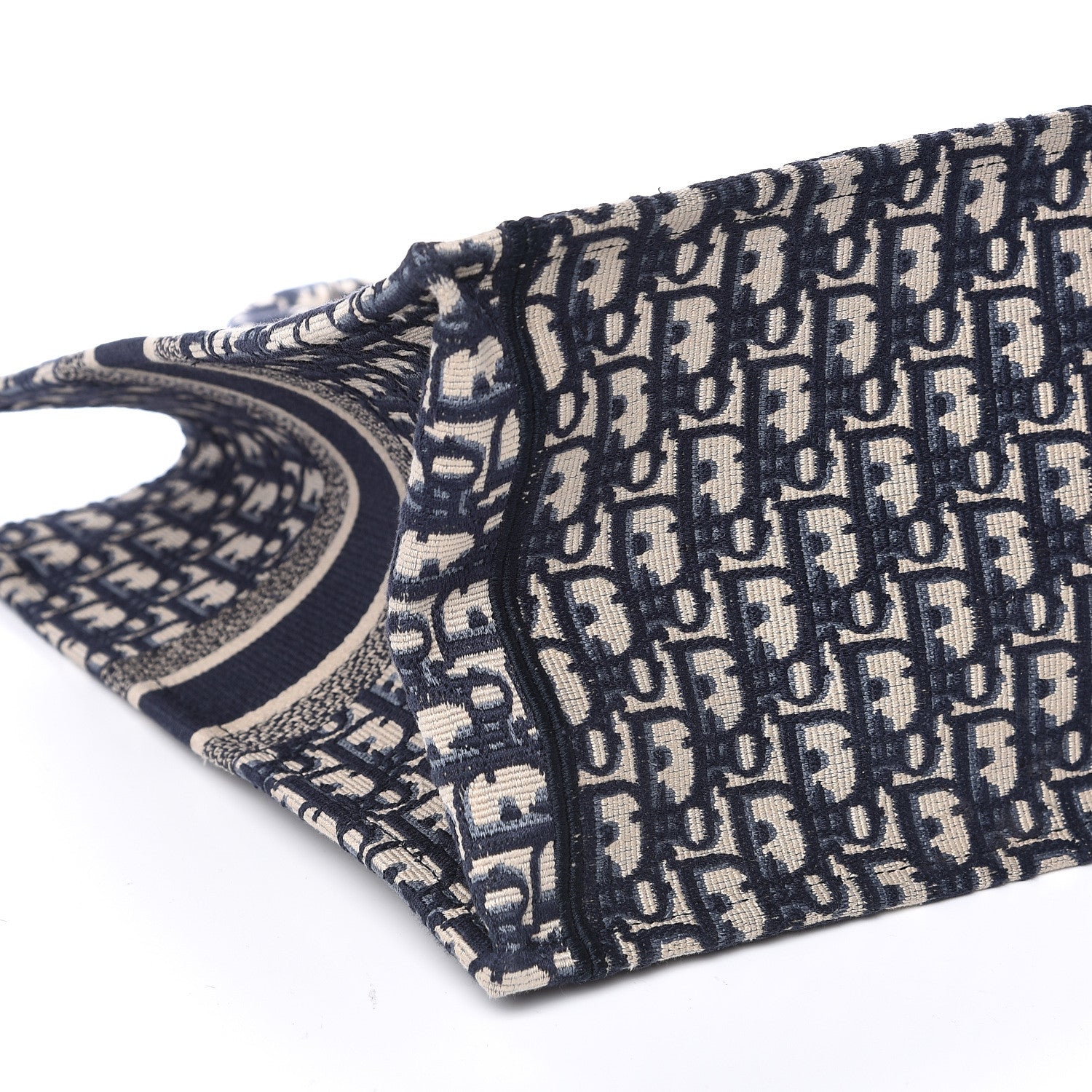 Christian Dior Oblique Book Tote Blue Multicolor 8 of 10