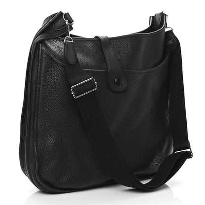 Hermes Taurillon Clemence Evelyne III TGM Black 3 of 13