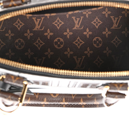 Louis Vuitton X FORNASETTI Calfskin Architettura Alma BB Black White 5 of 12