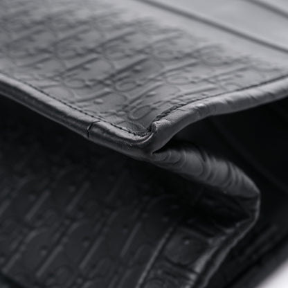 Christian Dior Oblique Calfskin Embossed Large Book Tote Black 10 of 14