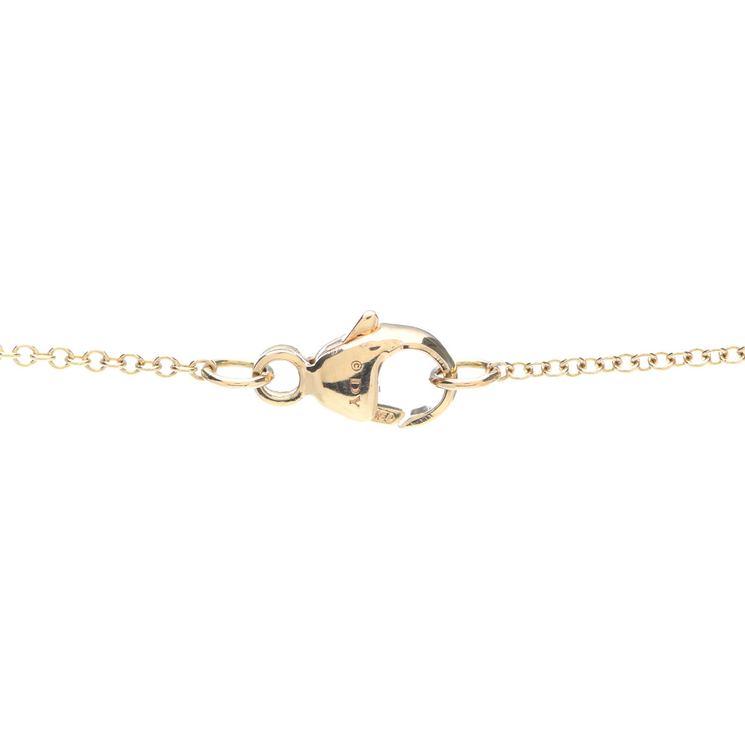 David Yurman 18K Yellow Gold Diamond Hampton Blue Topaz 11mm Chatelaine Pendant Necklace 4 of 4