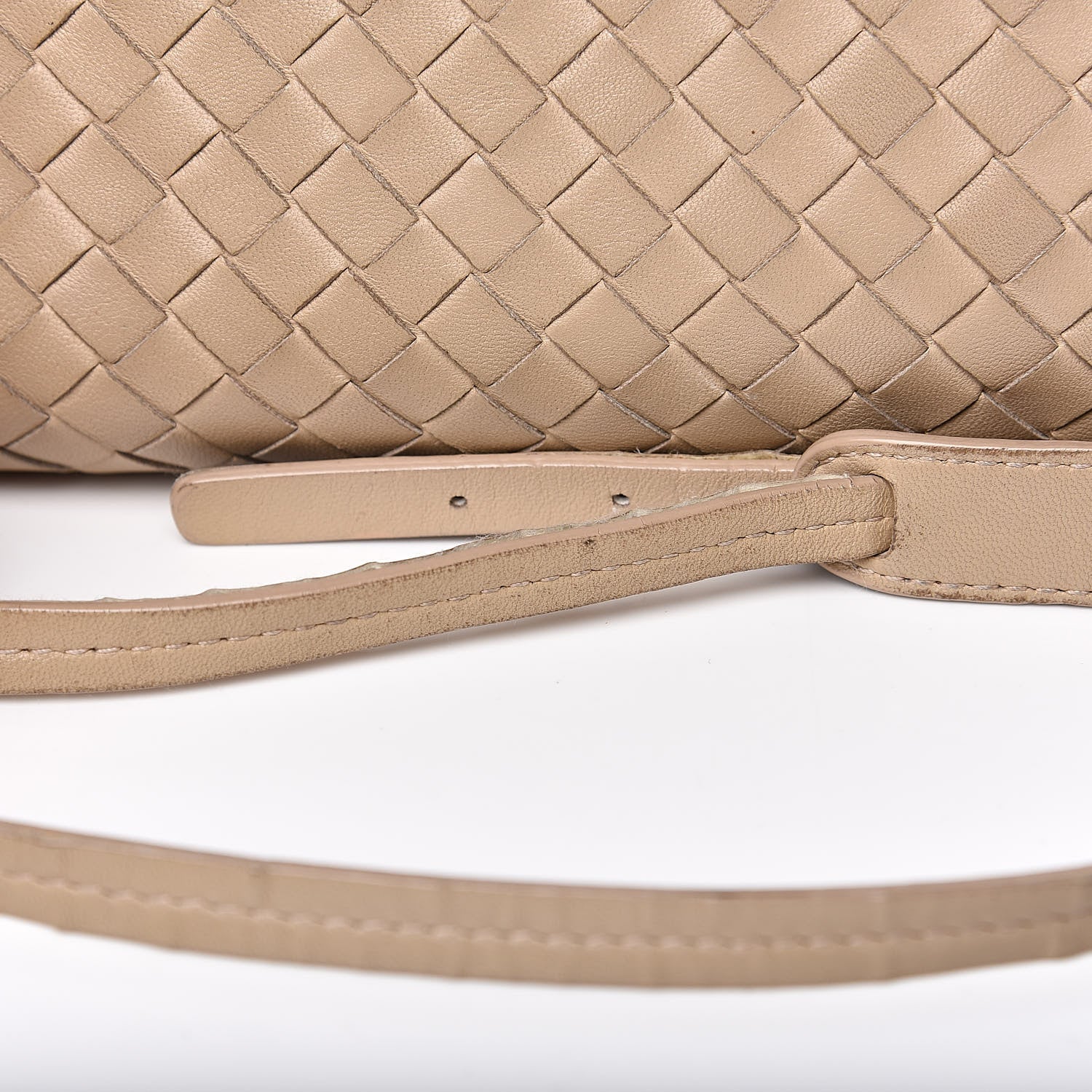 Bottega Veneta Nappa Intrecciato Nodini Crossbody Maple 14 of 16