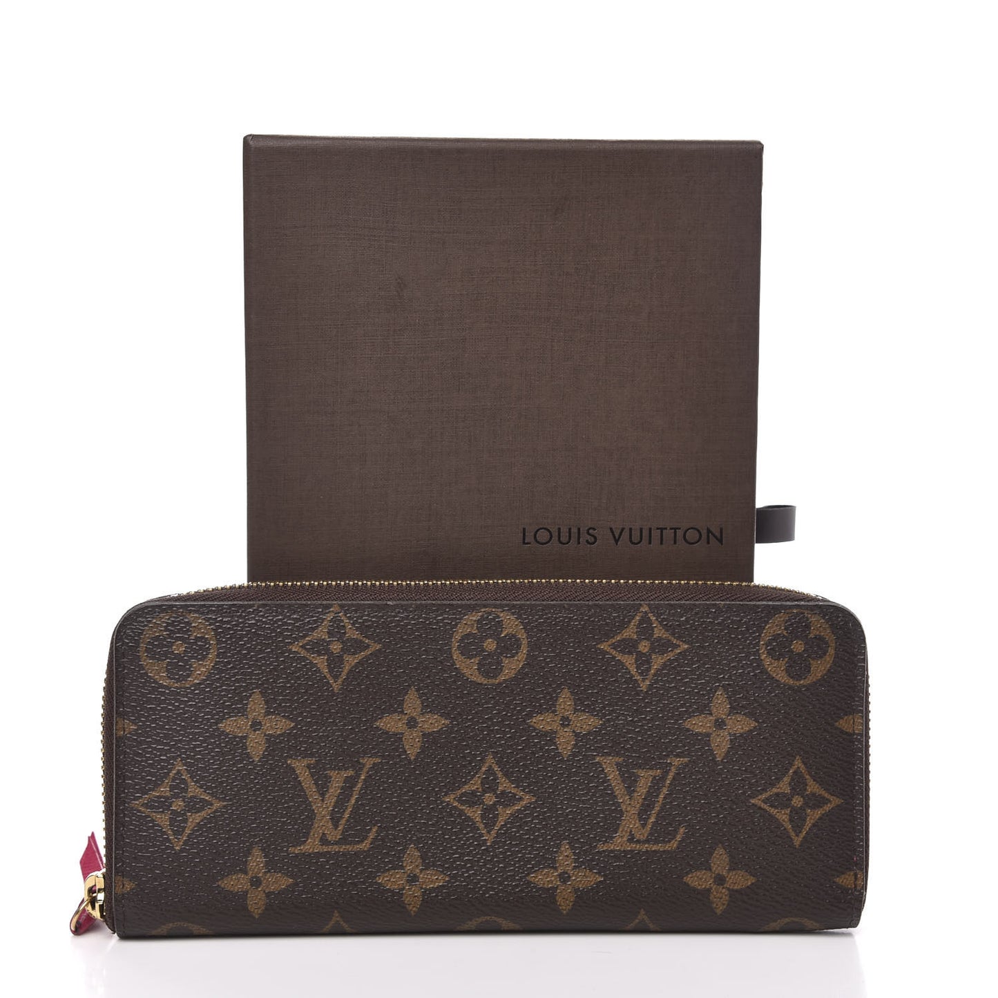 Monogram Clemence Wallet Hot Pink