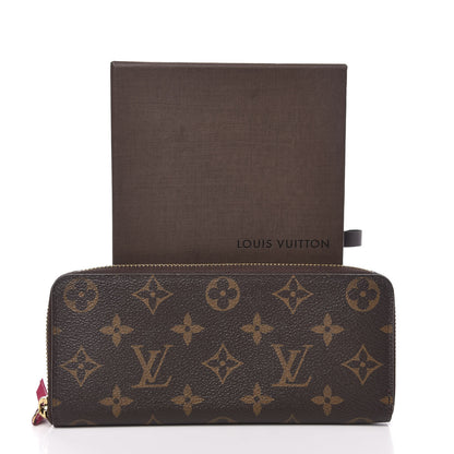 Louis Vuitton Monogram Clemence Wallet Hot Pink 8 of 8