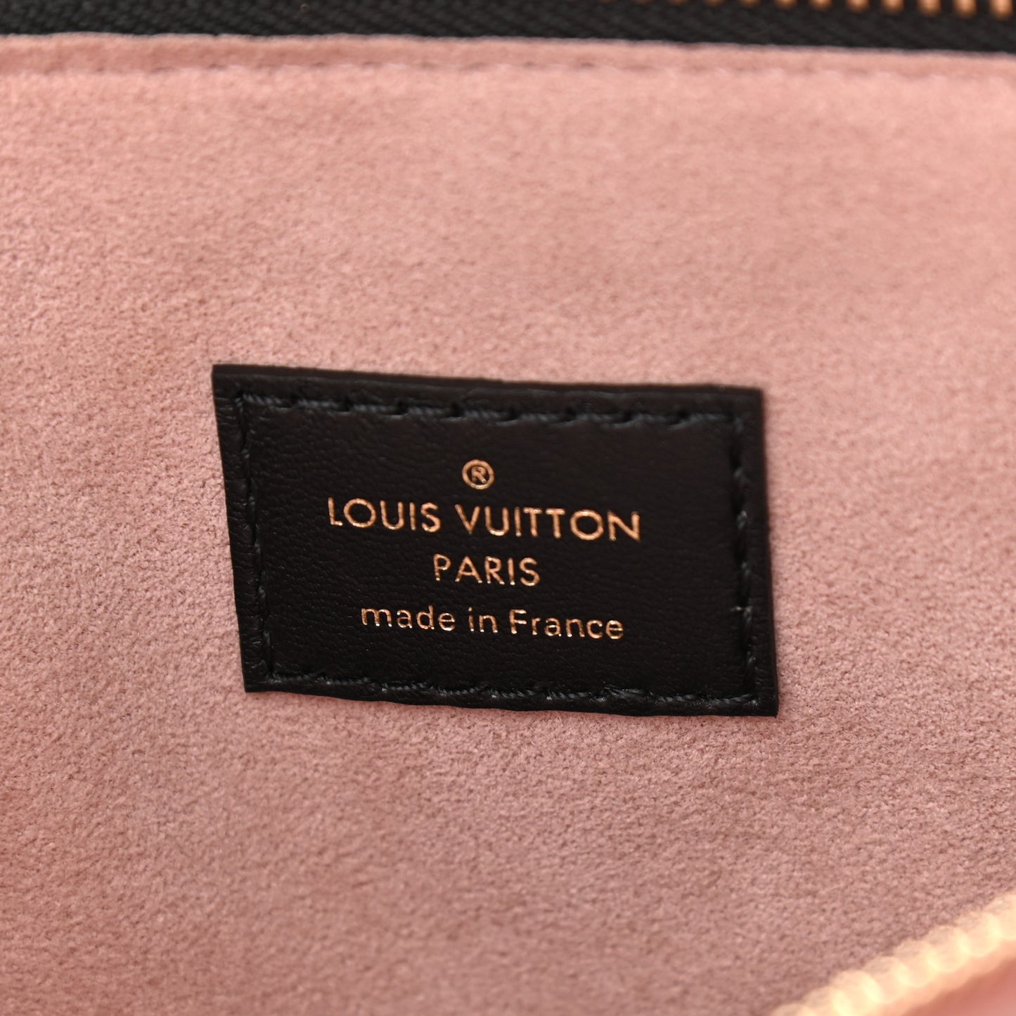 Lambskin Embossed Monogram Coussin PM Black