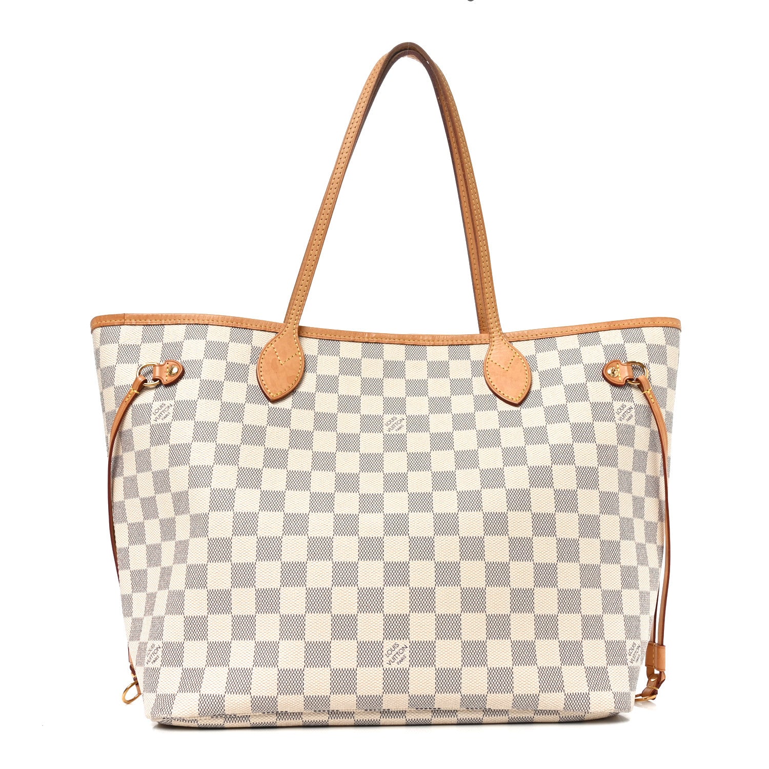 Louis Vuitton Damier Azur Neo Neverfull MM Rose Ballerine 1 of 9
