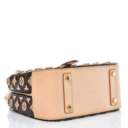 Louis Vuitton Monogram Tuffetage Deauville Cube Caramel 3 of 13