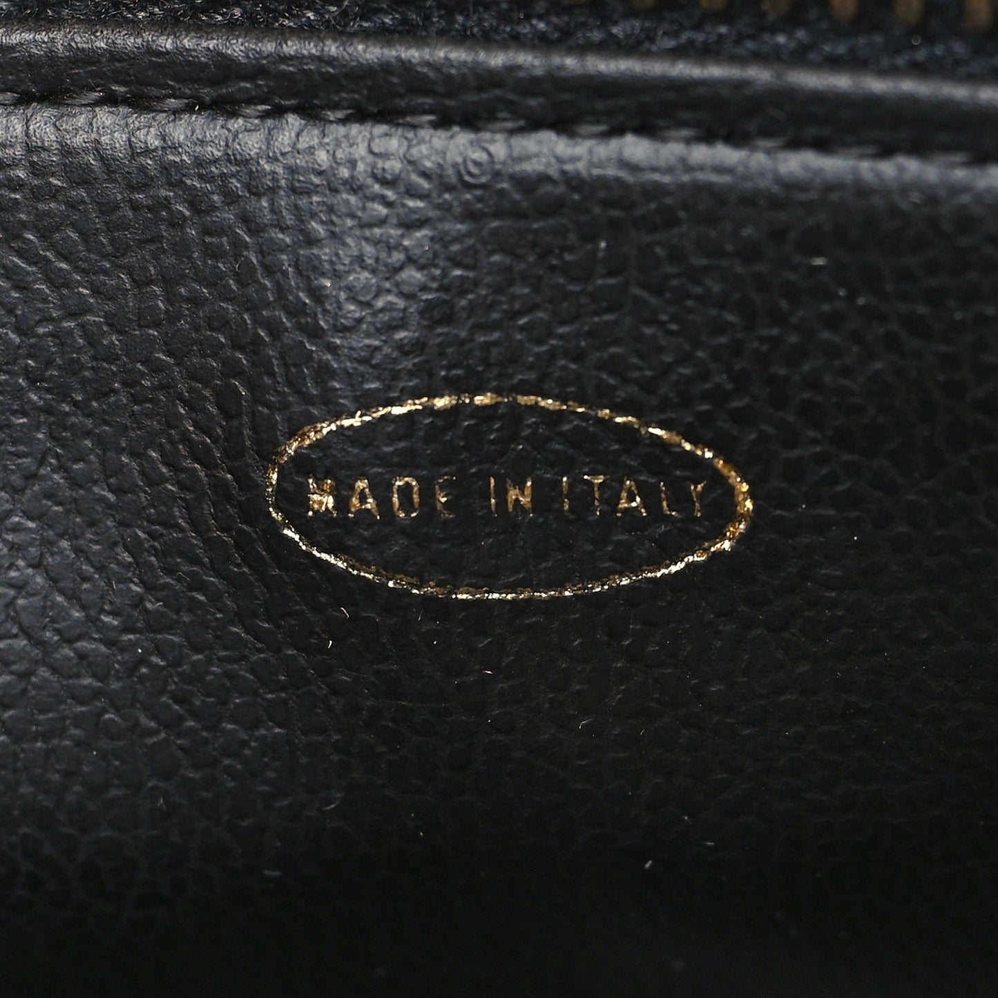 Lambskin Vanity Cosmetic Case Black