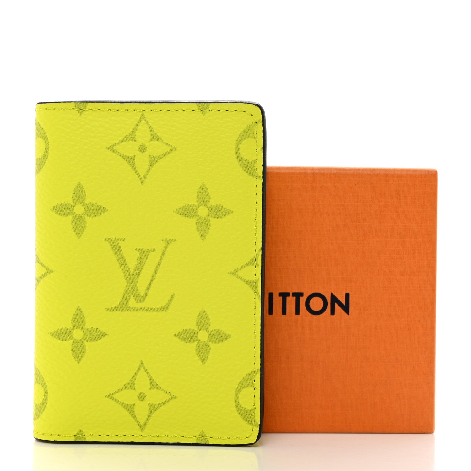 Louis Vuitton Monogram Taiga Pocket Organizer Yellow 8 of 8