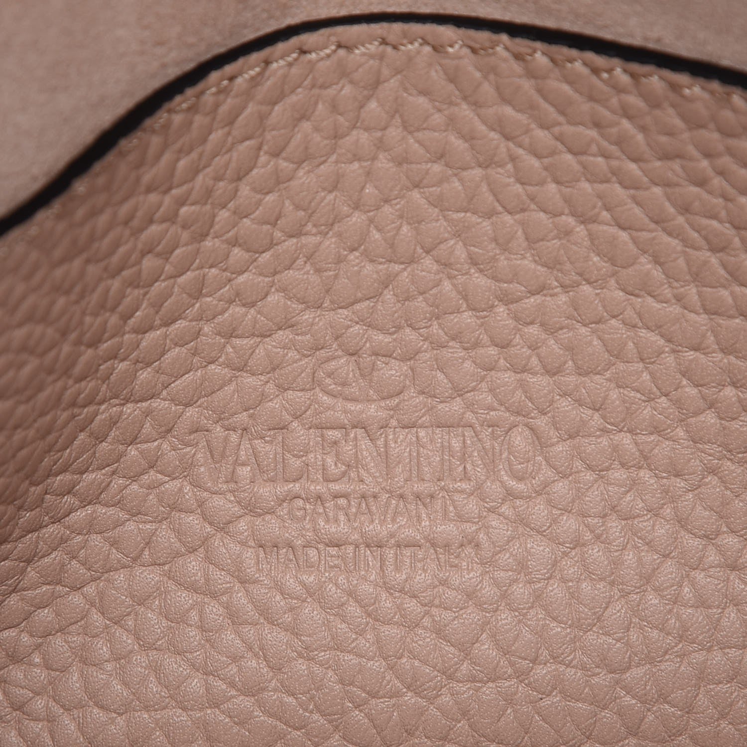 Valentino Garavani Pebbled Calfskin Medium Rockstud Flip Lock Crossbody Bag Poudre 6 of 7