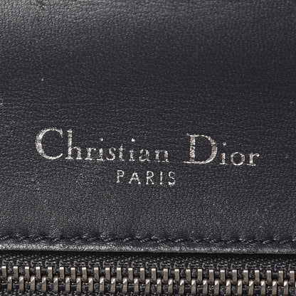 Christian Dior Metallic Calfskin Beaded Small Diorama Flap Bag Silver 6 of 12