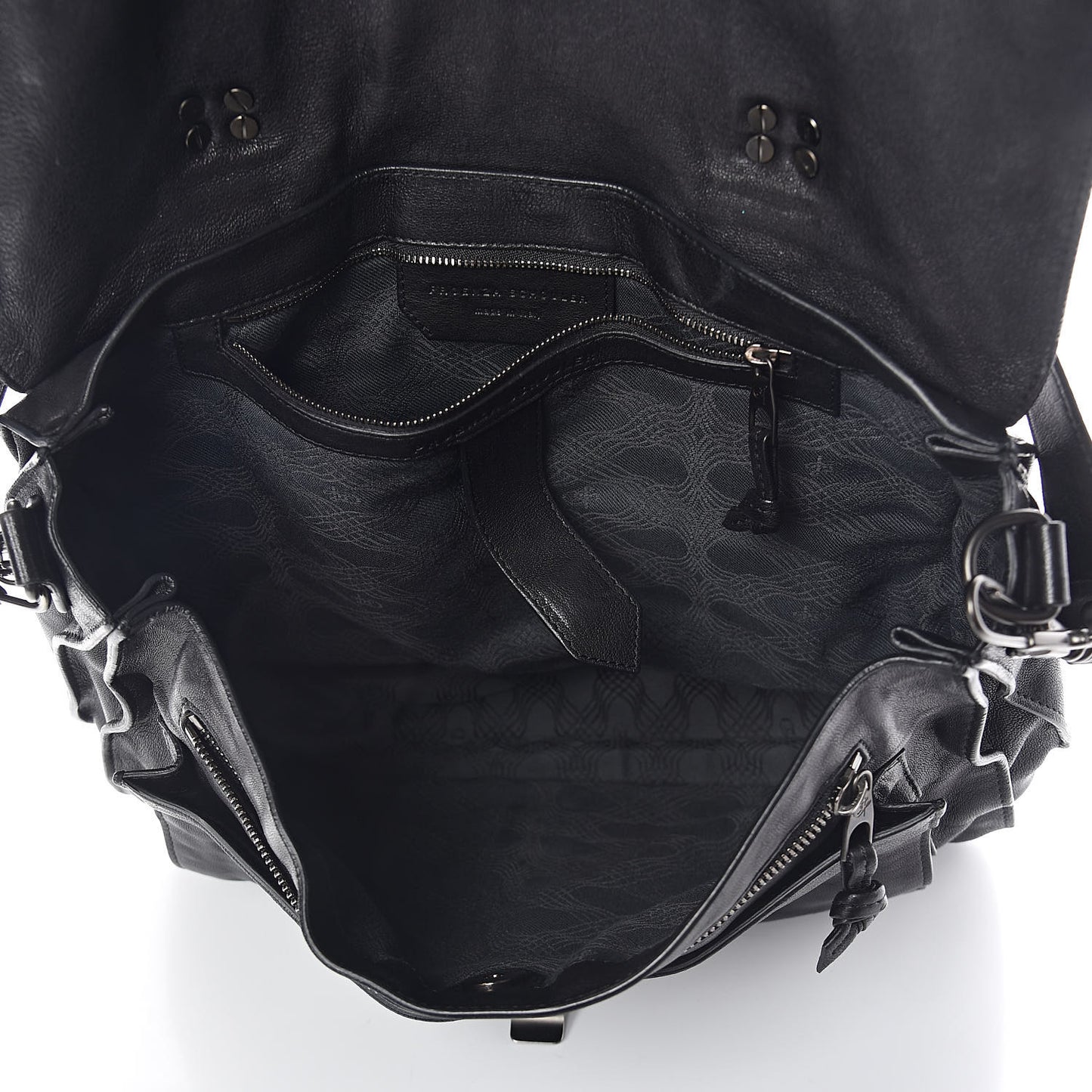 Lambskin PS1 Large Satchel Black