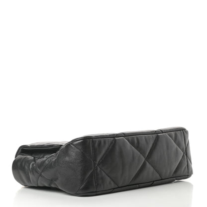 Chanel Lambskin Quilted Large Chanel 19 Flap Black 4 of 11
