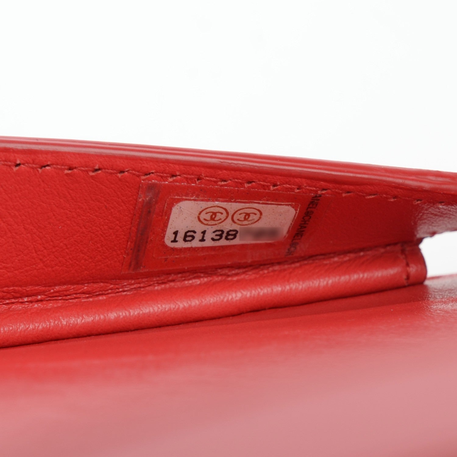 Chanel Calfskin Double Stitch iPad Case Red 9 of 9