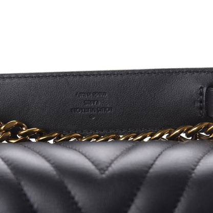 Louis Vuitton Calfskin New Wave Chain MM Black 7 of 9
