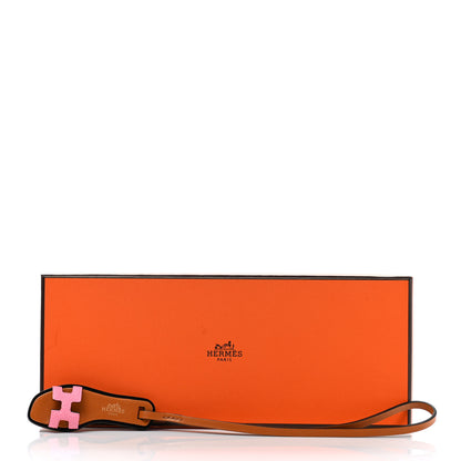 Hermes Epsom Butler Calfskin Hunter Oran Nano Bag Charm Rose Confetti Sable 5 of 5