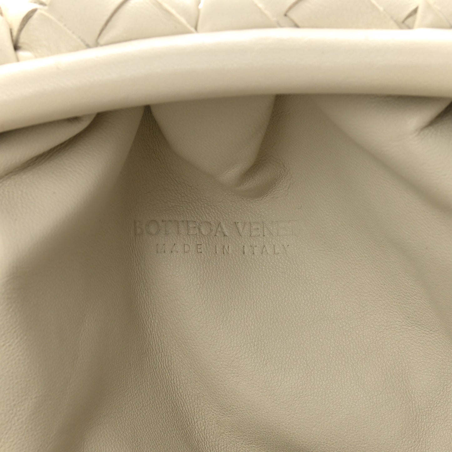 Nappa Maxi Intrecciato The Pouch Oversized Clutch Plaster