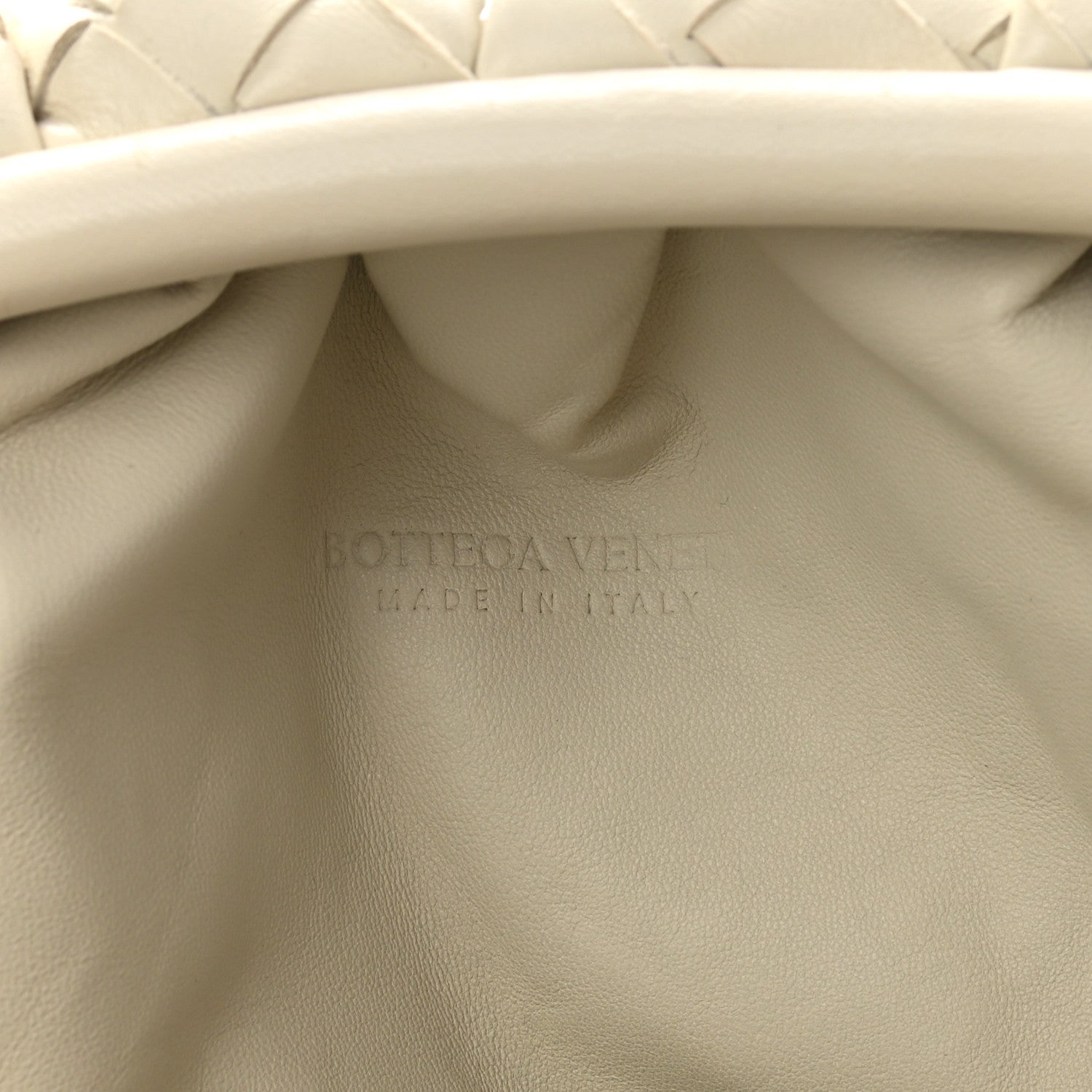 Bottega Veneta Nappa Maxi Intrecciato The Pouch Oversized Clutch Plaster 6 of 7