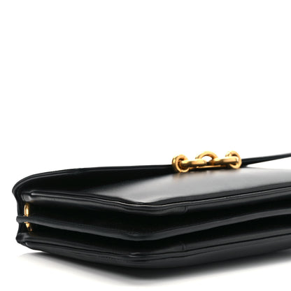 Saint Laurent Smooth Calfskin Le Maillon Satchel Black 8 of 9