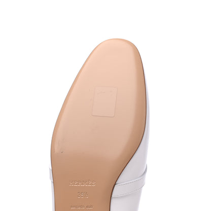 Hermes Calfskin Oz Mules 39.5 White 8 of 11