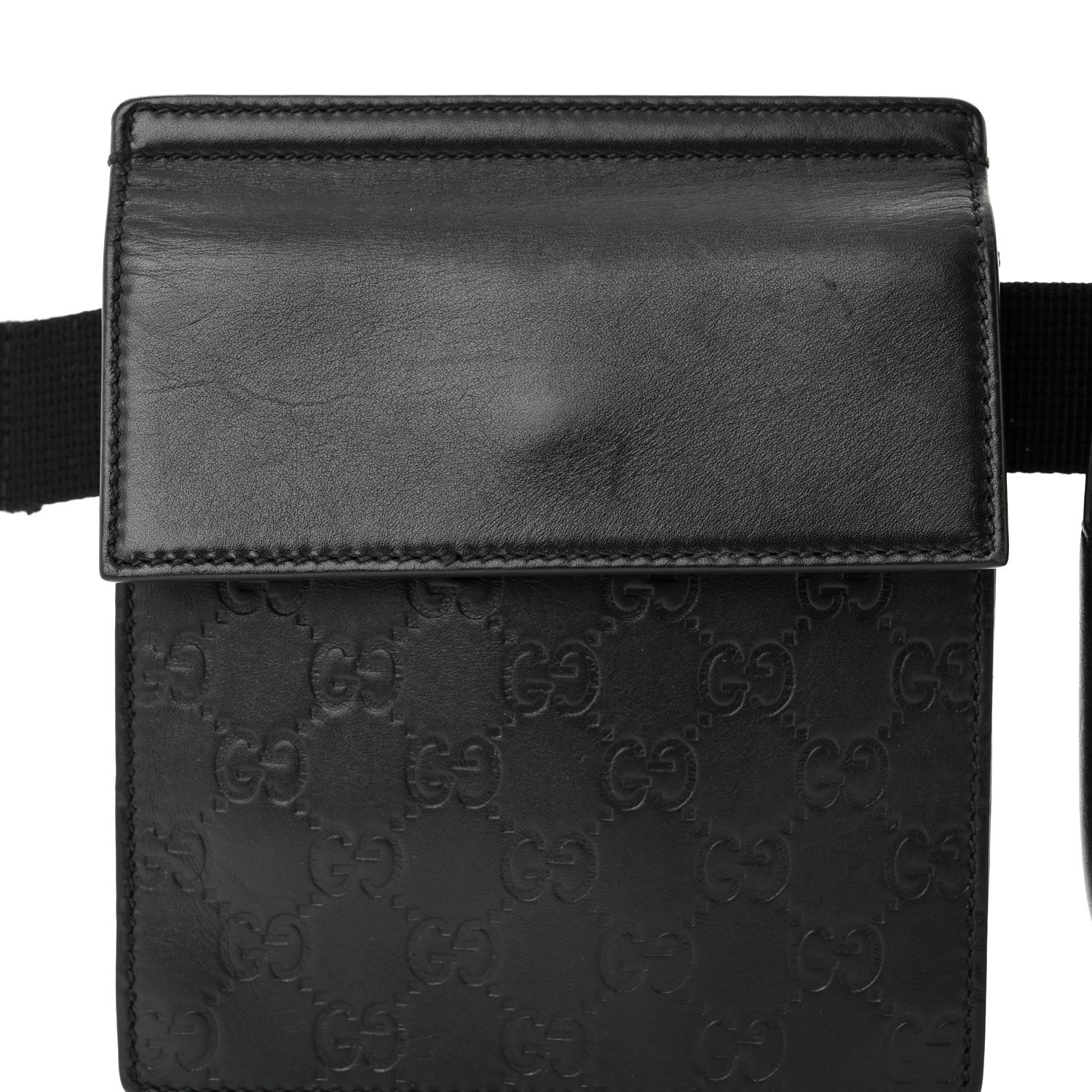 Gucci Guccissima Belt Bag Black 9 of 16