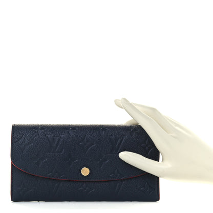 Louis Vuitton Empreinte Emilie Wallet Marine Rouge 2 of 8