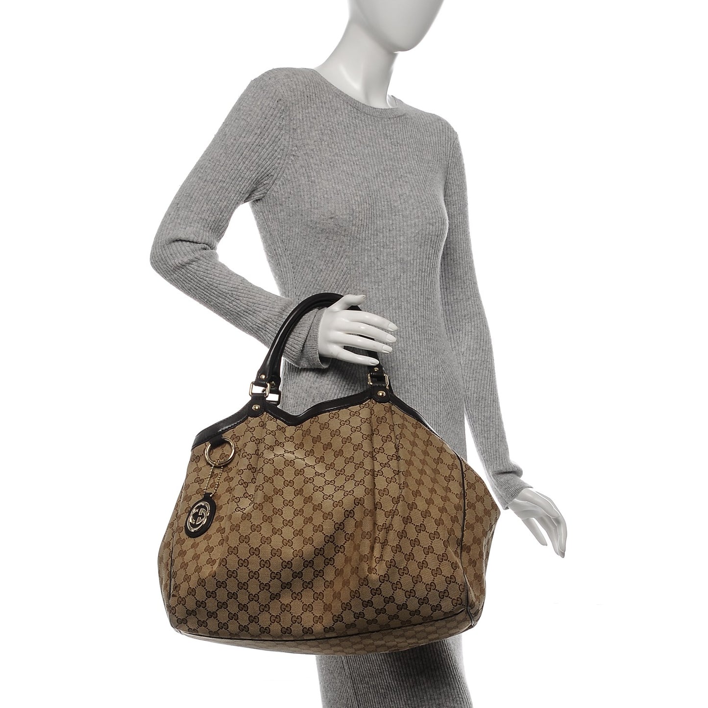 Monogram Large Sukey Tote Dark Brown