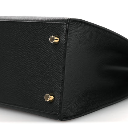 Hermes Epsom Kelly Sellier 28 Black 10 of 14
