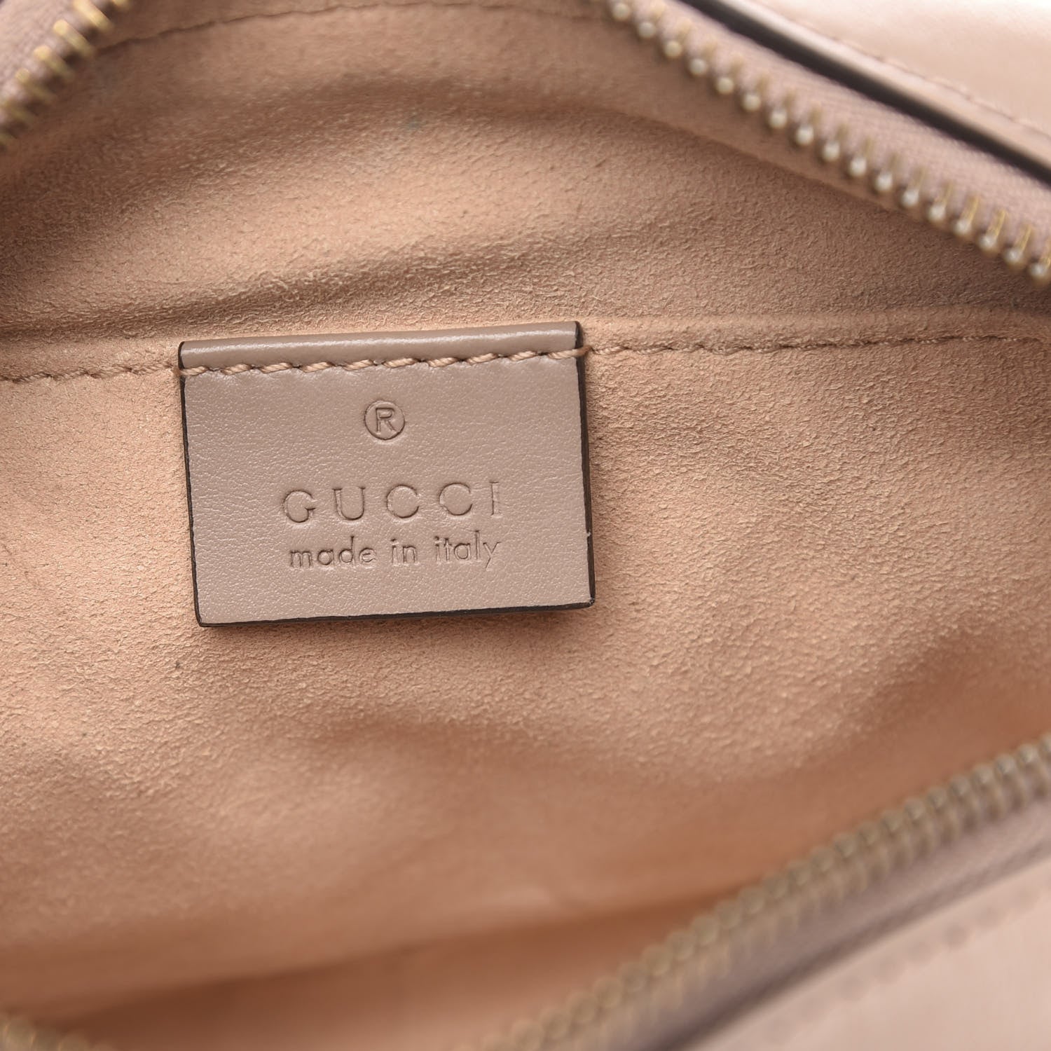 Gucci Calfskin Matelasse Mini GG Marmont Chain Shoulder Bag Porcelain Rose 6 of 12
