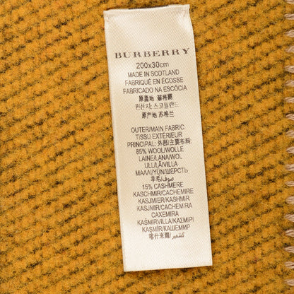 Burberry Wool Cashmere Patchwork Blanket Scarf 4 of 5