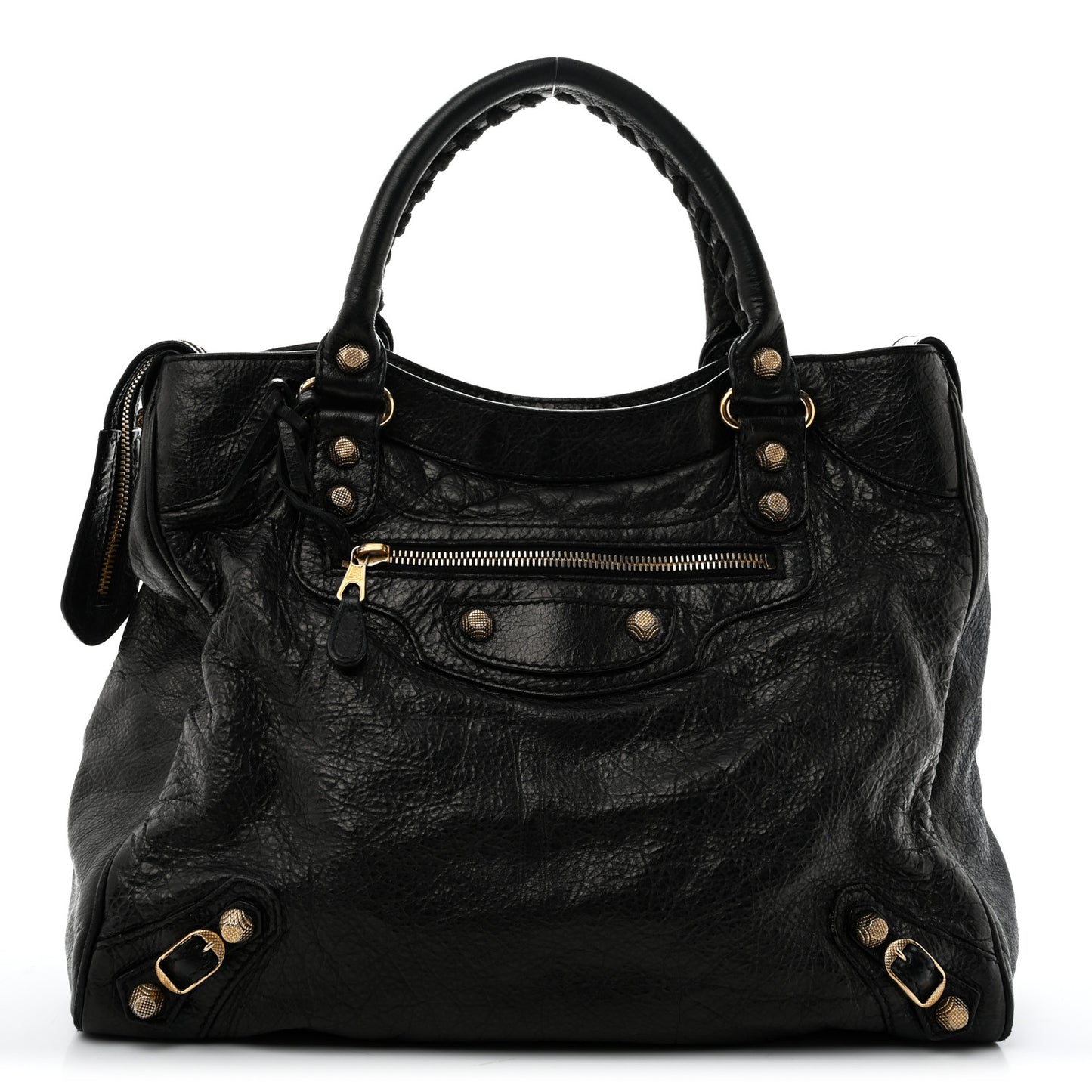 Agneau Giant 12 Gold Hardware Velo Black